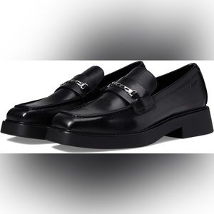 Vagabond Size 39 Jillian Leather Chain Loafer